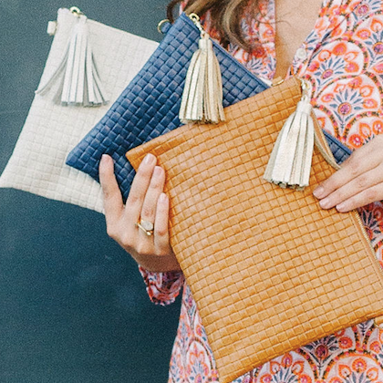 The Gramercy Foldover Clutch + Crossbody Bag | Pony Hair in Safari