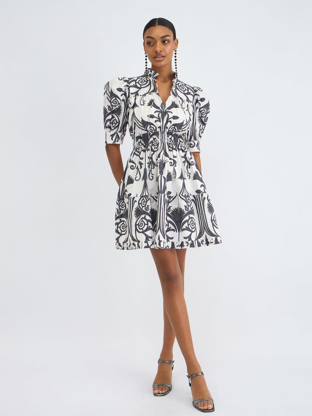 Alice Dress in Iron Veil Charcoal