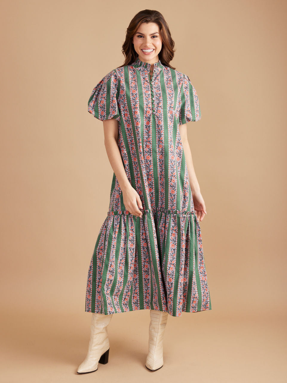 Carly Dress in Floral Manor