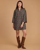 Colette Dress in Winter Paisley