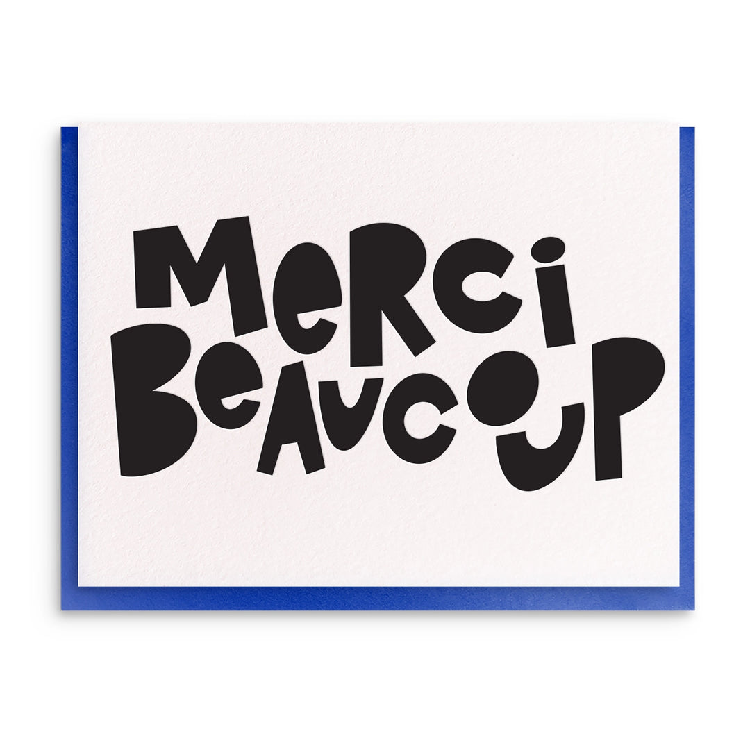 Merci Beaucoup | Thank You Greeting Card
