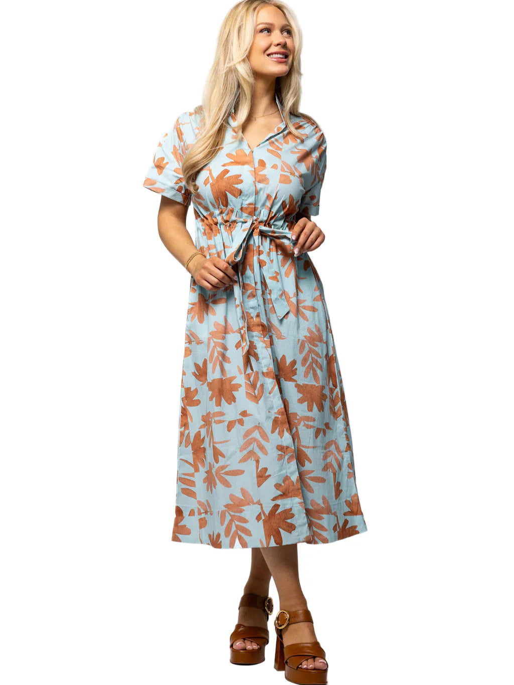 Bria Dress in Foliage Frenzy