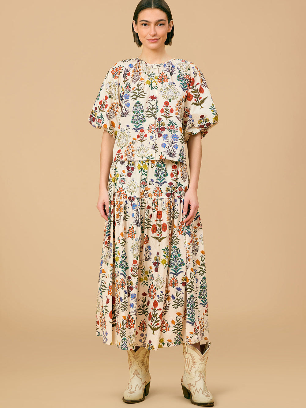 Quinn Skirt in Garden of Wales