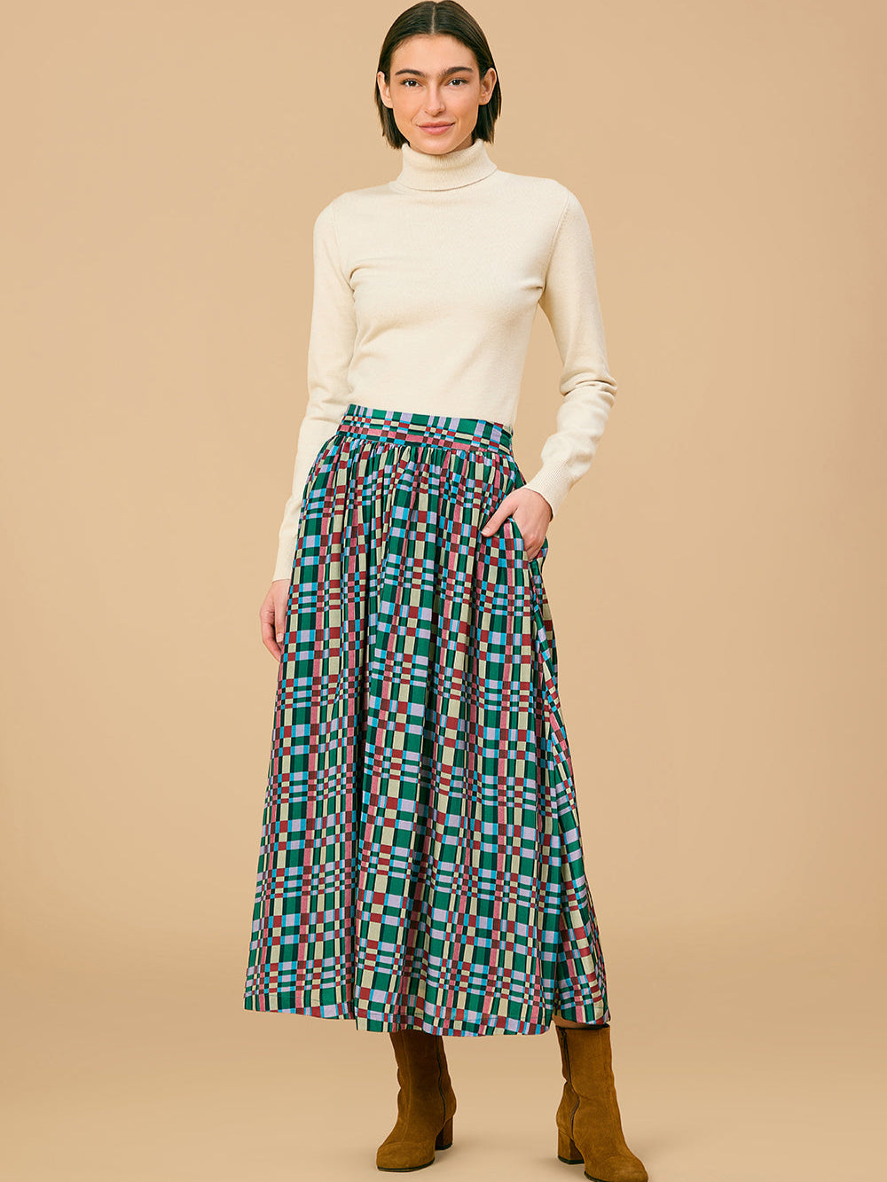 Kit Skirt in Highland Mosaic