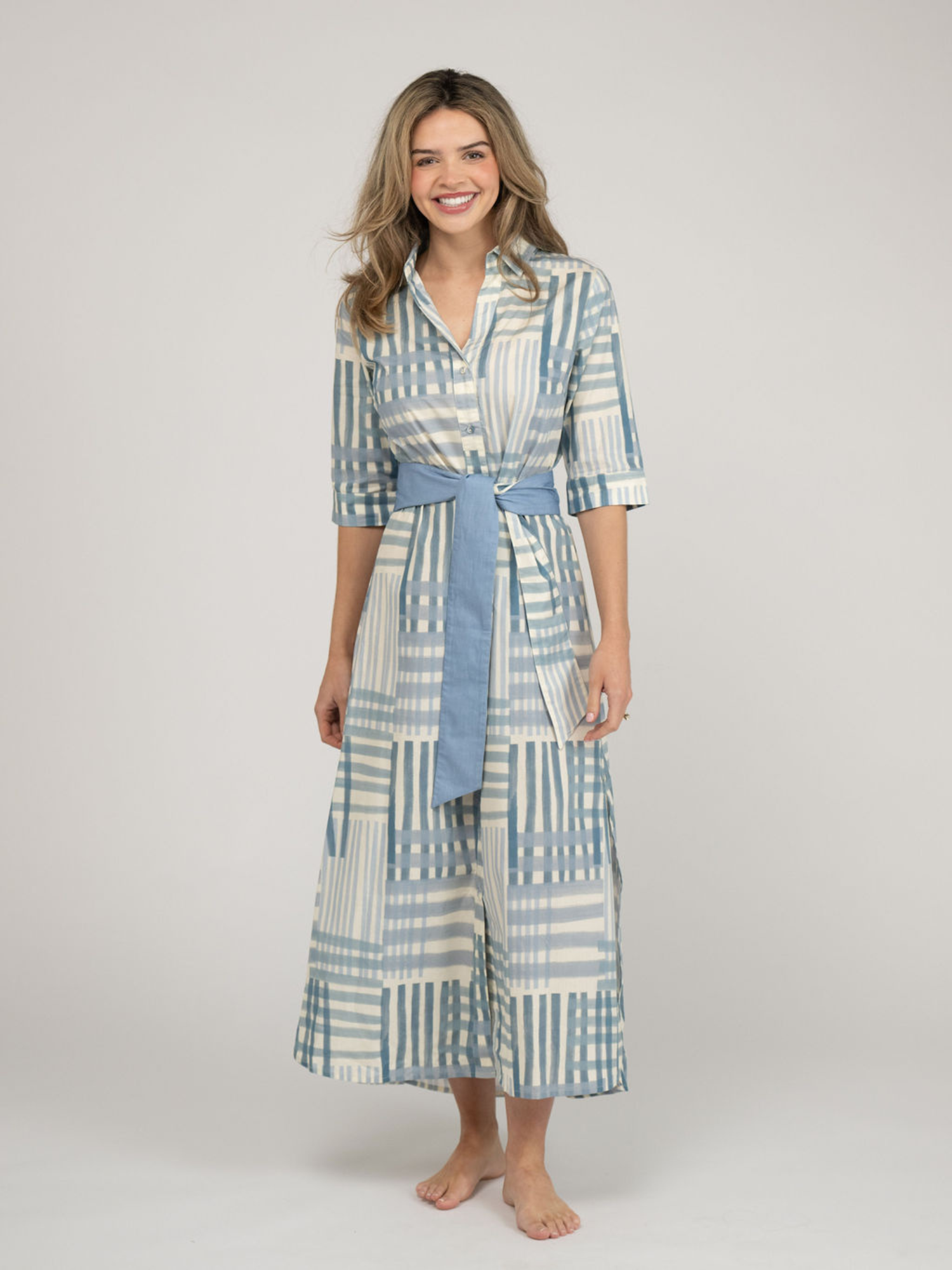 ワンピース VALLO DE NEAR Eloise Dress Navy Blakely_25.png?v=1742489030