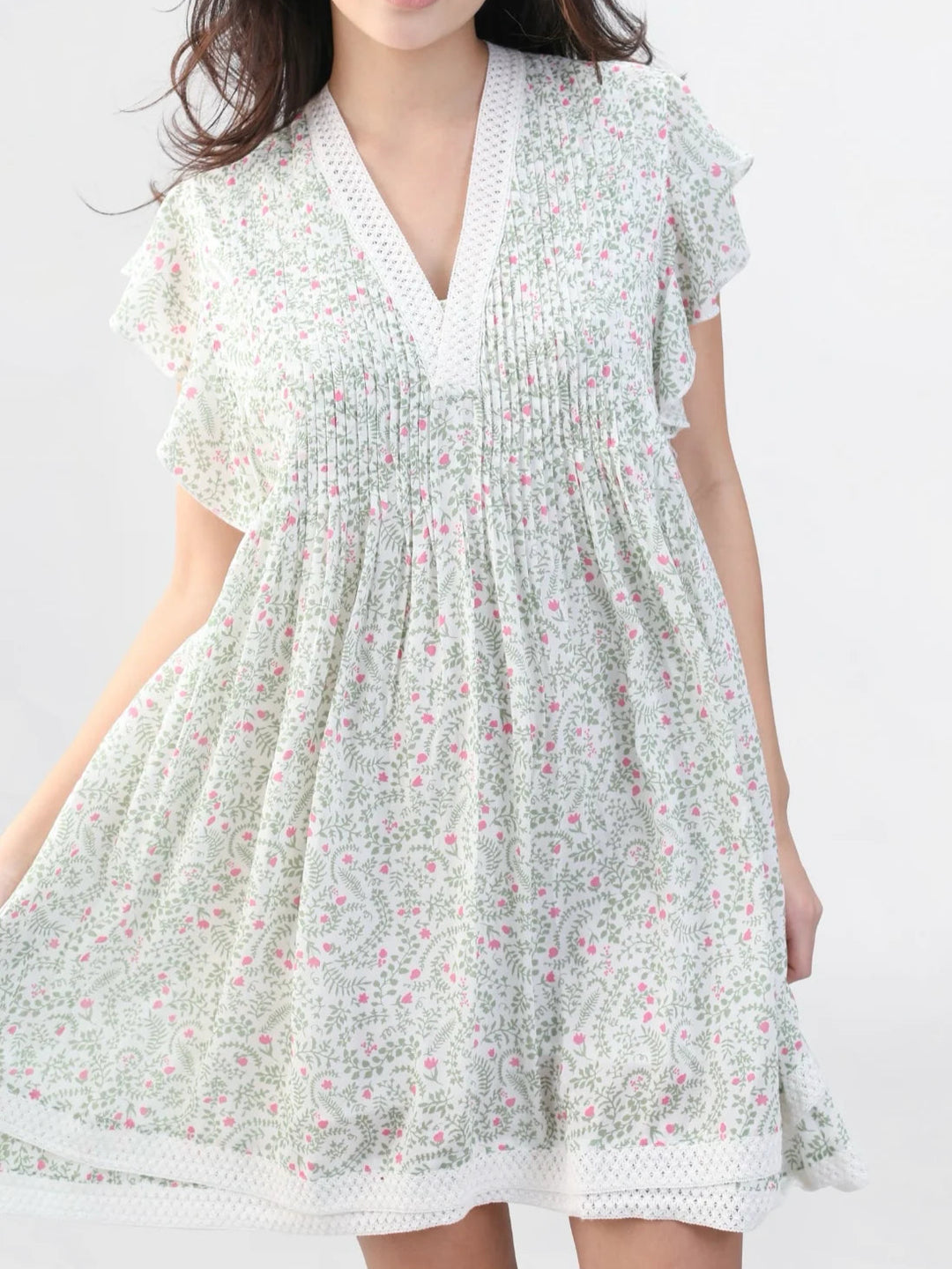 Eden Dress in Dainty Green