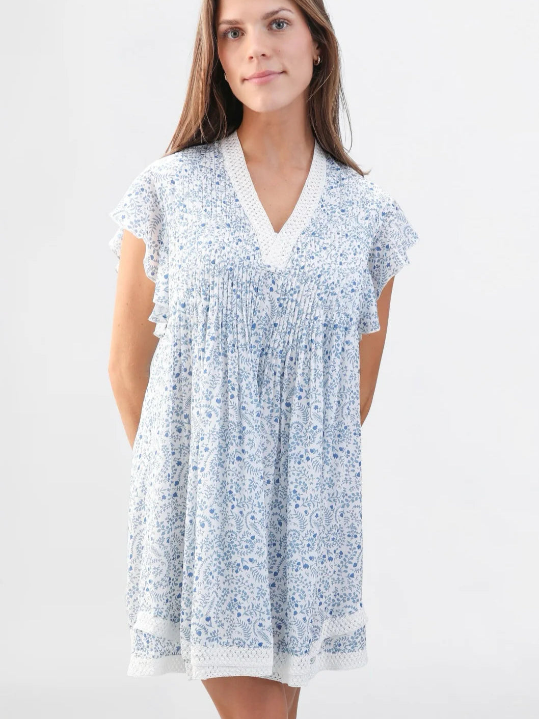 Eden Dress in Dainty Blue