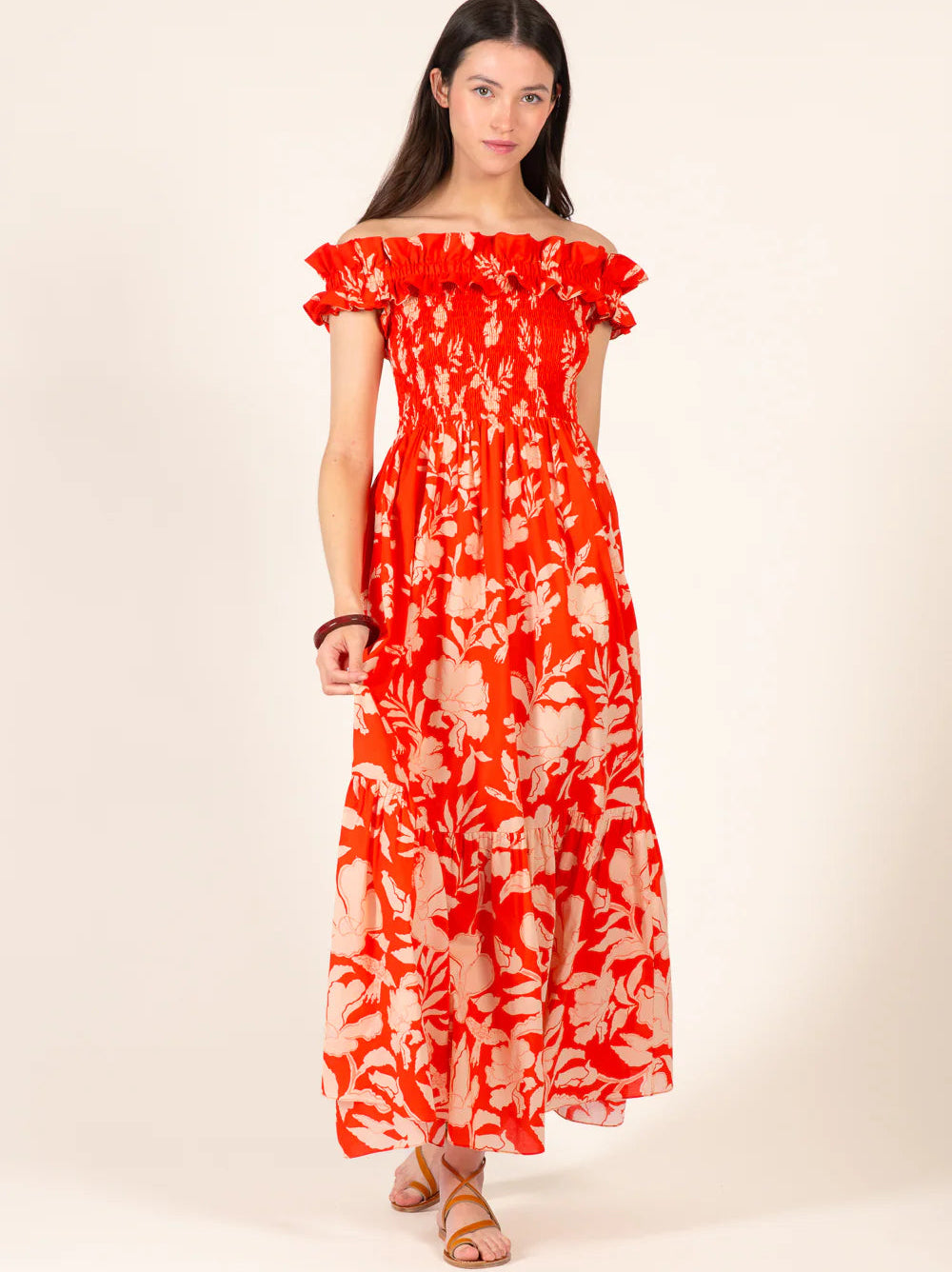 Chiara Long Dress in Green Lazuli Chiara Long Dress in Green Lazuli