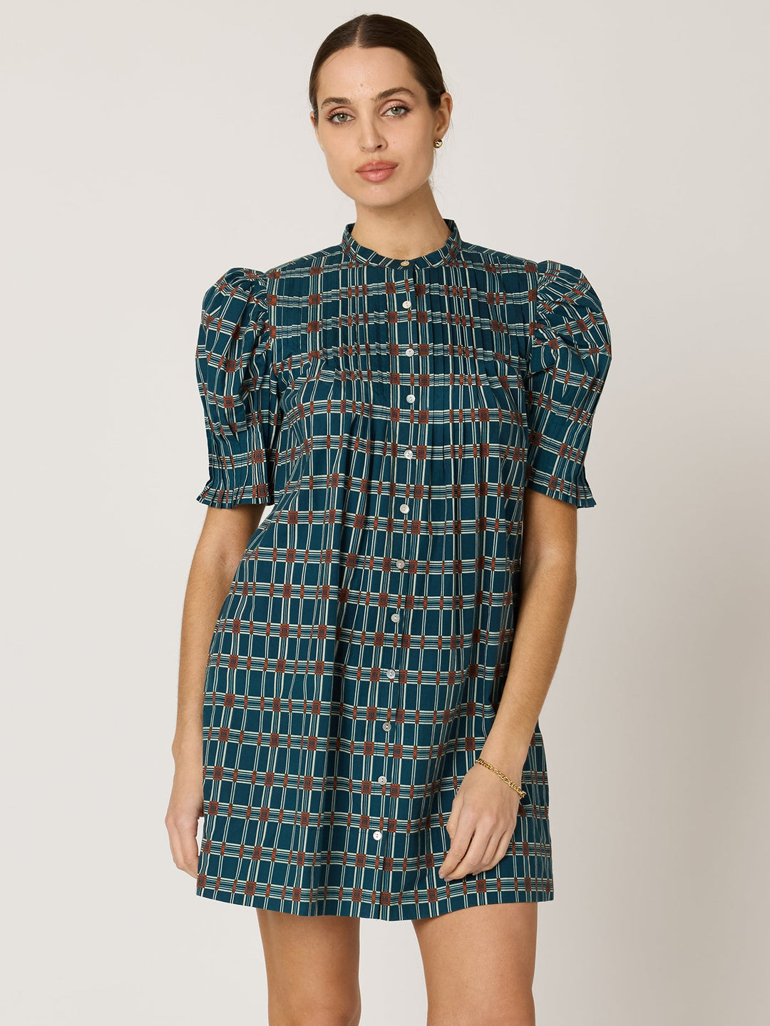 Nadia Mini Dress in Santo Stripe