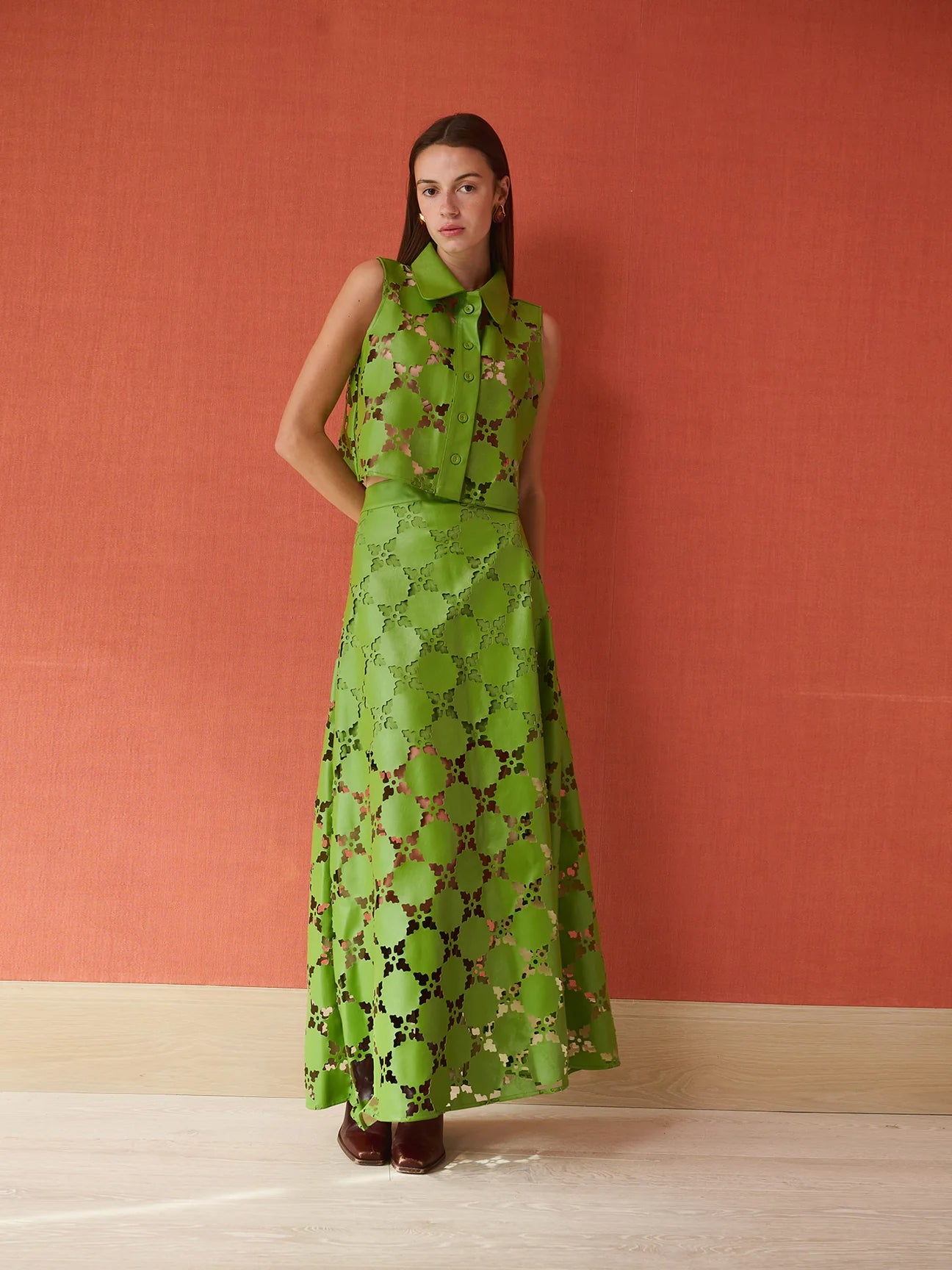 dress laser cut Elizabeth Skirt in Green – Beau & Ro Partywear Bustier Tulip Dress Wear it when you size:4 Yrs