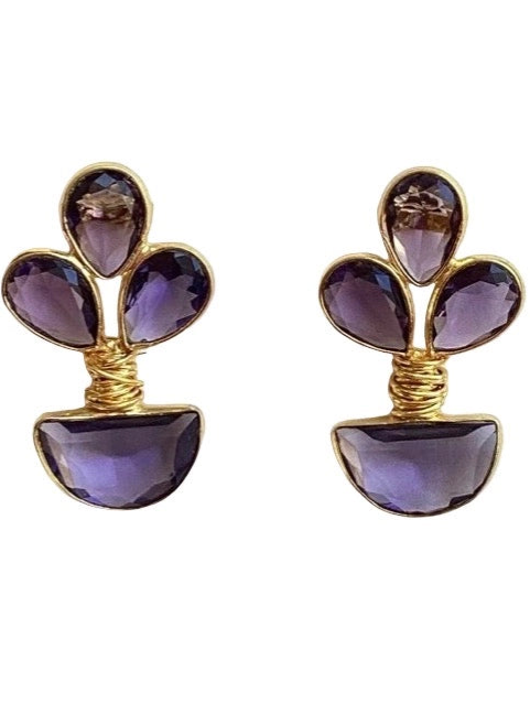 Paxton Amethyst Earrings
