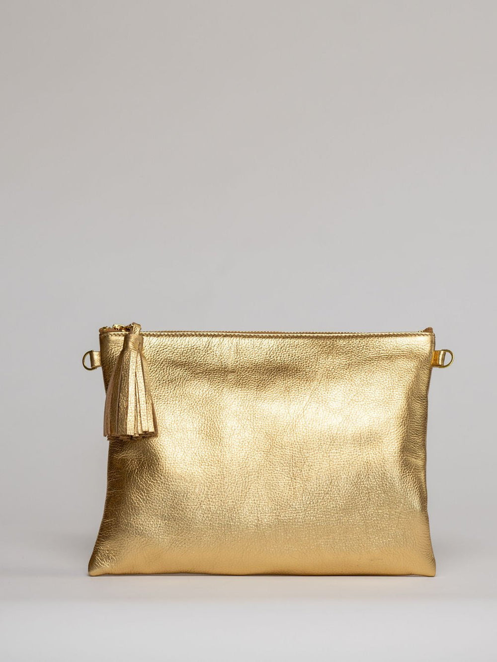 Beau & Ro Clutch + Crossbody Metallic Gold / One Size The Sconset Clutch + Crossbody Bag | Gold