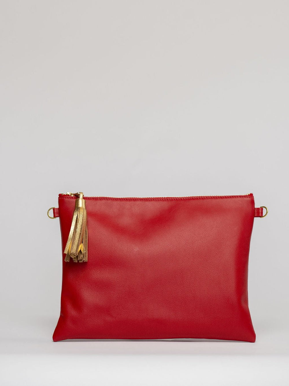 Beau & Ro Clutch + Crossbody Red / One Size The Sconset Clutch + Crossbody Bag | Red