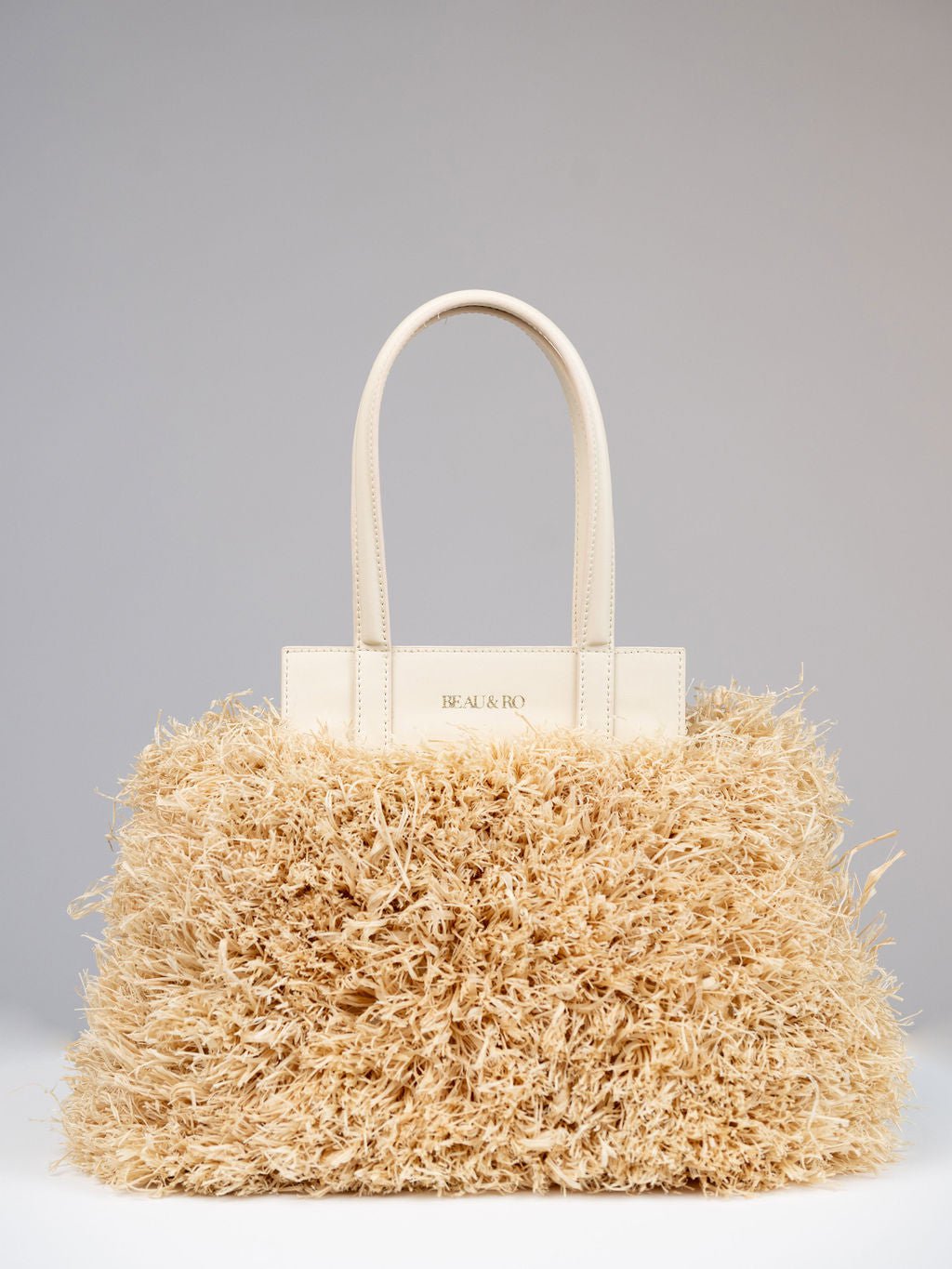 Beau & Ro Clutches Beige / OS The Maroc Collection Fuzzy Purse