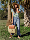 Beau & Ro Clutches Tan / OS The Maroc Collection Backpack in Tan