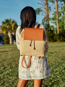 Beau & Ro Clutches Tan / OS The Maroc Collection Backpack in Tan