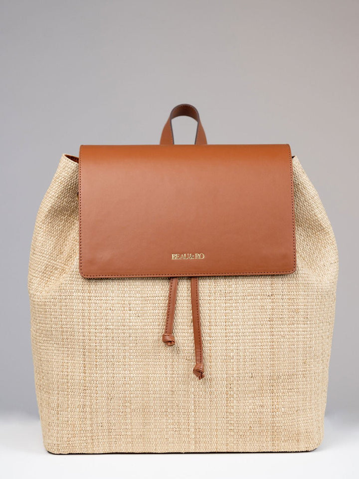 Beau & Ro Clutches Tan / OS The Maroc Collection Backpack in Tan