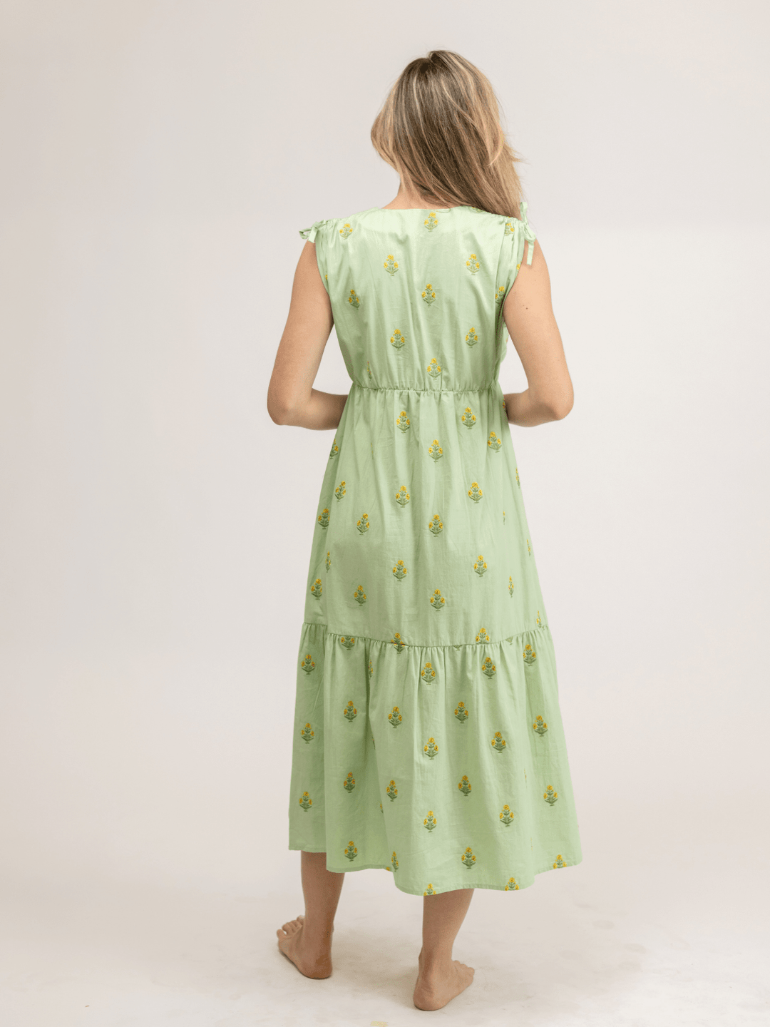 Beau & Ro Dress The Blaire Dress | Petite Green Floral