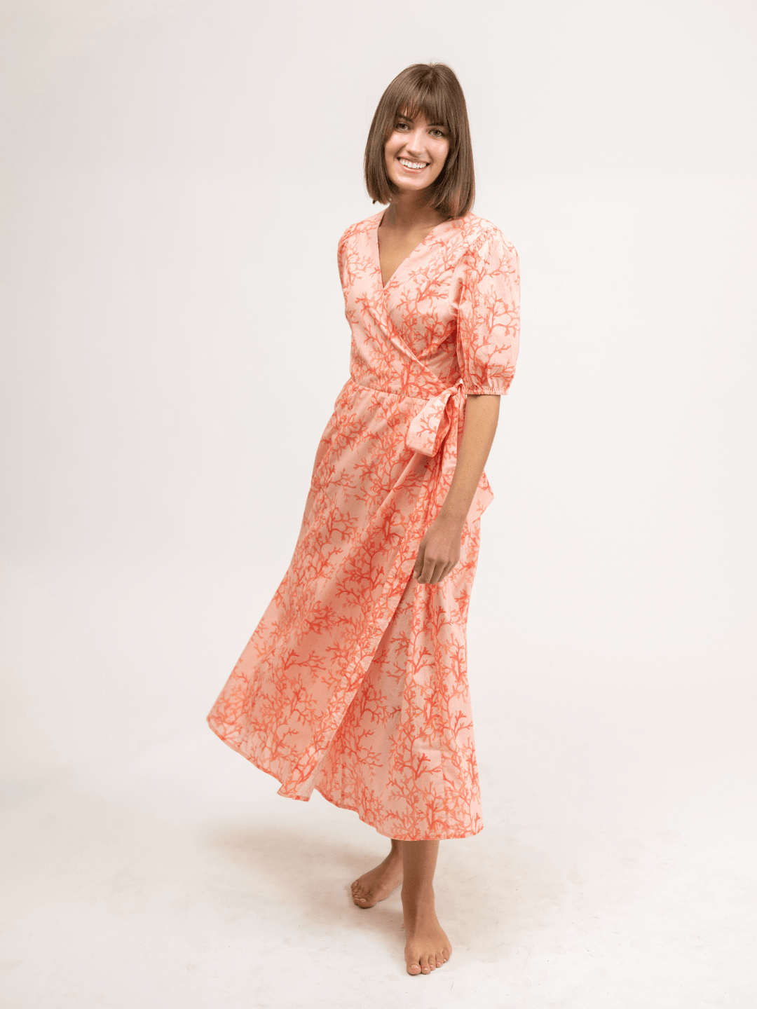 Beau & Ro Dress The Casey Dress | Pink Coral