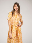 Beau & Ro Dress The Elle Maxi Dress | Eco Marigold Blush