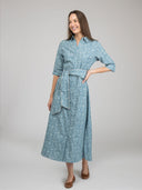 Beau & Ro Dress The Eloise Dress | Blue Cosmo
