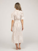 Beau & Ro Dress The Jane Dress | Beige Jaipur Floral