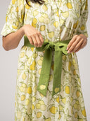 Beau & Ro Dress The Jane Dress | Lemon Citrus