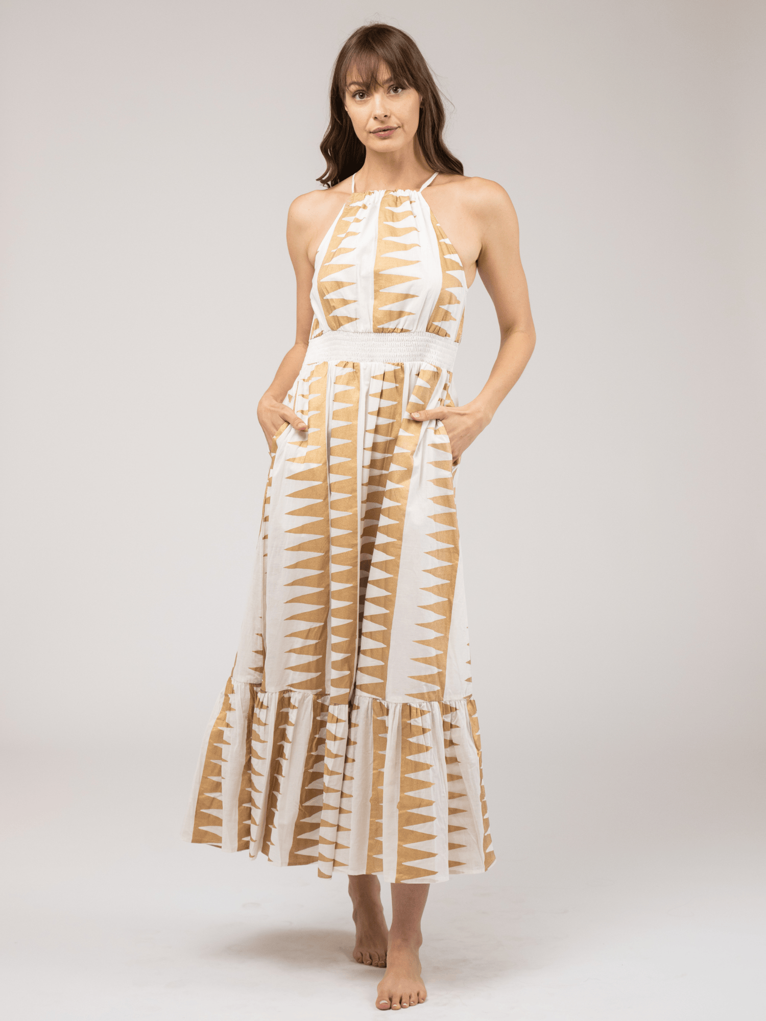 The Jenna Dress | Edgy White  Beau & Ro