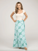 Beau & Ro Skirt Kit Made Skirt | Aqua Star Quilt