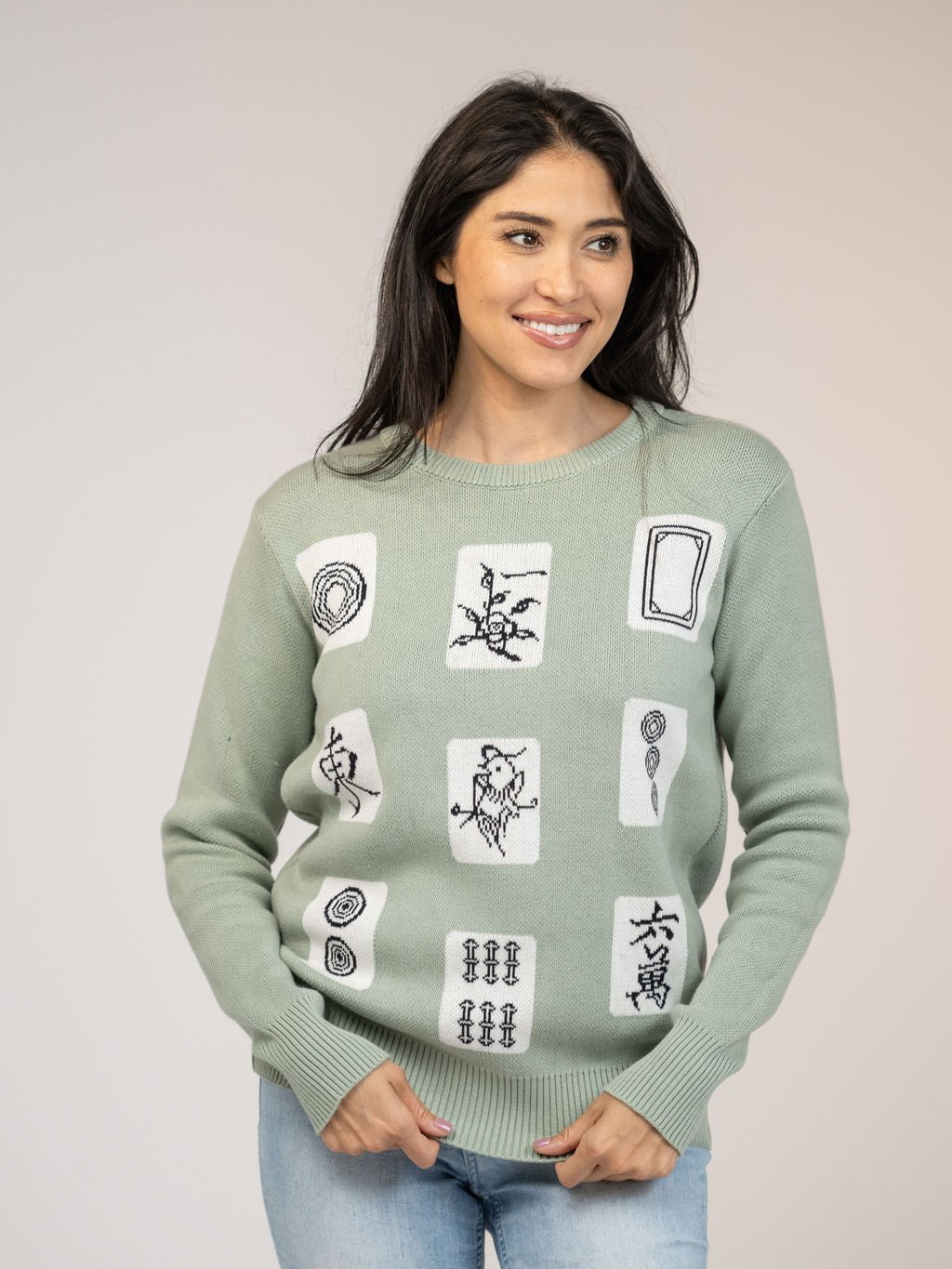 Beau & Ro Sweater Small SAMPLE | Mahjong Sweater | Small