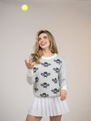 Beau & Ro Sweater Tennis Knit Sweater