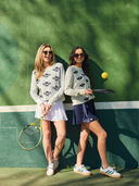 Beau & Ro Sweater Tennis Knit Sweater