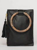 Beau & Ro Wristlet Black / One Size The Bamboo Ring Wristlet | Black