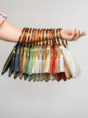 Beau & Ro Wristlet Champagne / One Size The Acrylic Ring Wristlet | Champagne