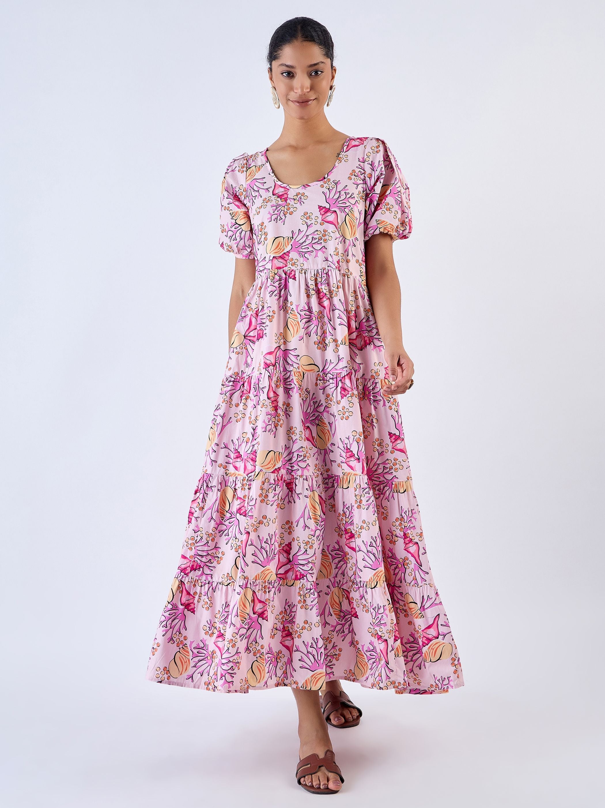 pink daisy dress womens Unique Vintage Plus Size Light Pink Daisy Hollie Swing Dress