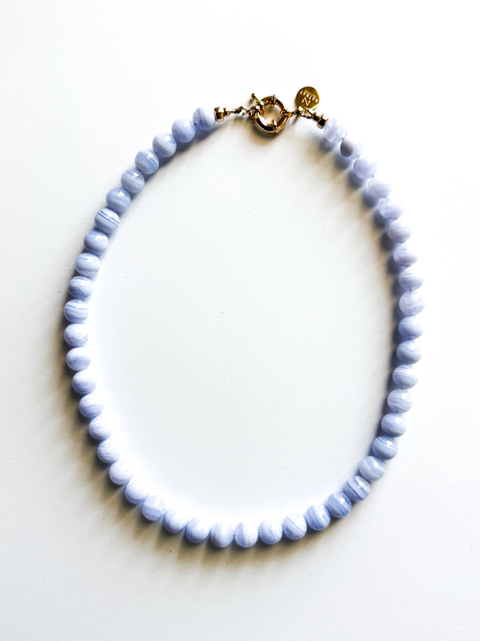 Galleria Necklace in Blue Lace Agate
