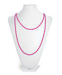 Candy Shop Vintage Jewelry Barbie Pink Charleston Rice Bead Necklace