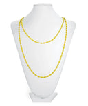 Candy Shop Vintage Jewelry Sunshine Yellow Charleston Rice Bead Necklace