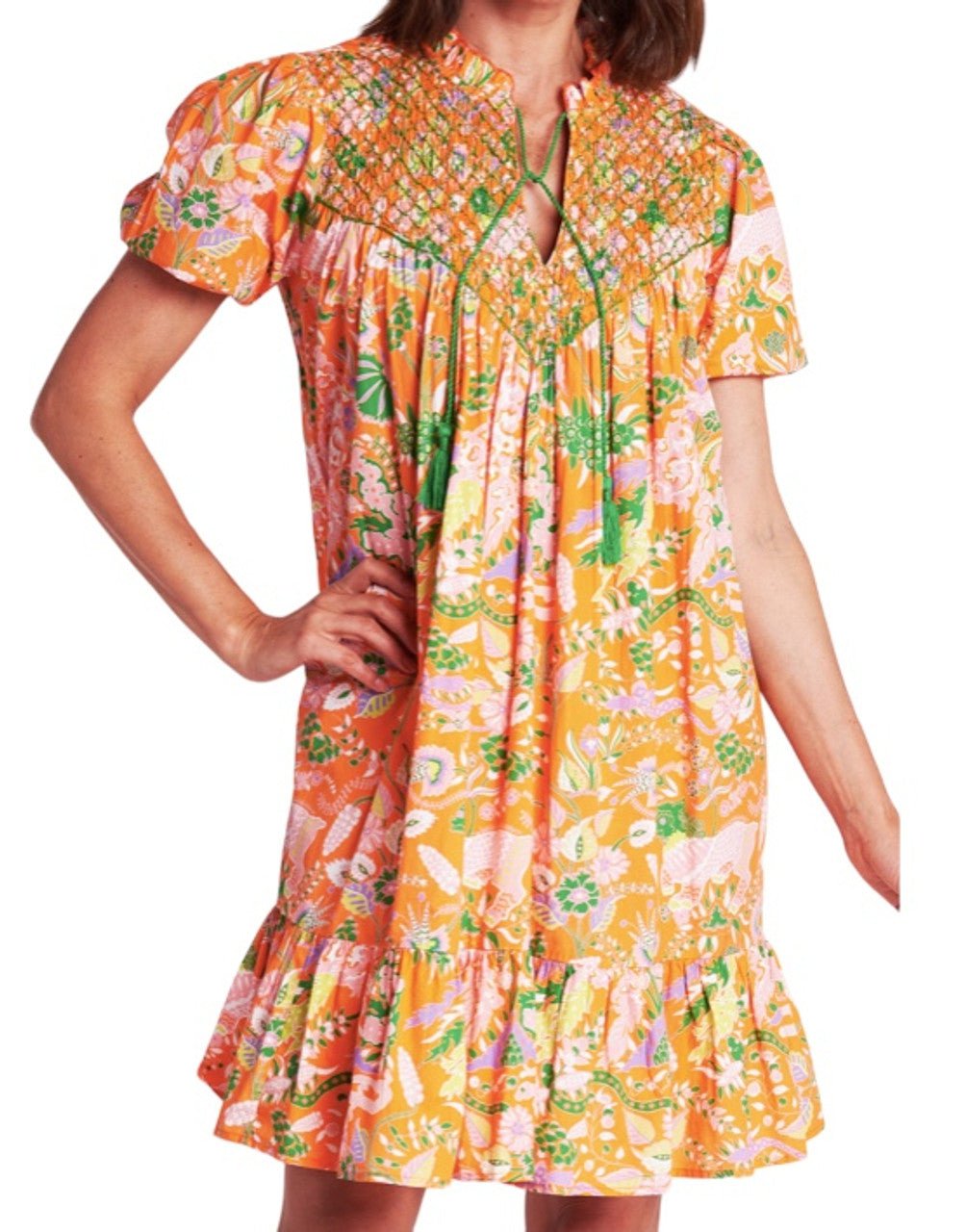 CK Bradley Dress Cayman Dress in Eden Orange
