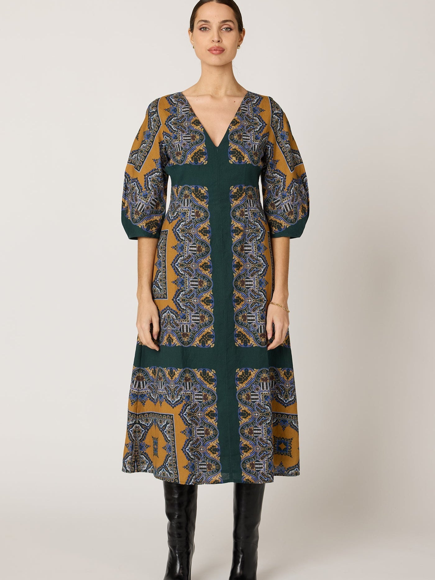 Cleobella Mercedes Midi Dress Multicolor / Xs