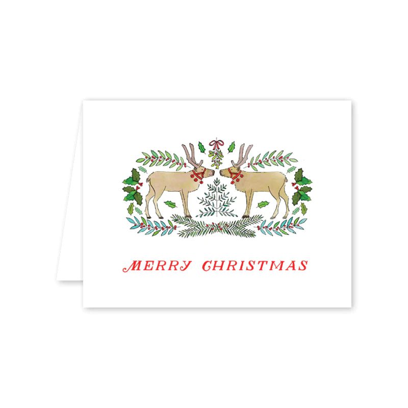 Dogwood Hill Stationary Reindeer Pines Boxed Card Set
