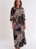 Cassandra Dress in Paddle Black