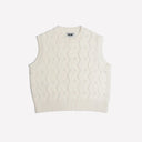 GiGi Knitwear Sweater Bubble Vest in Ivory