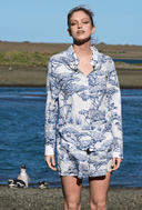 Las Sureñas Top Safari White Shirt