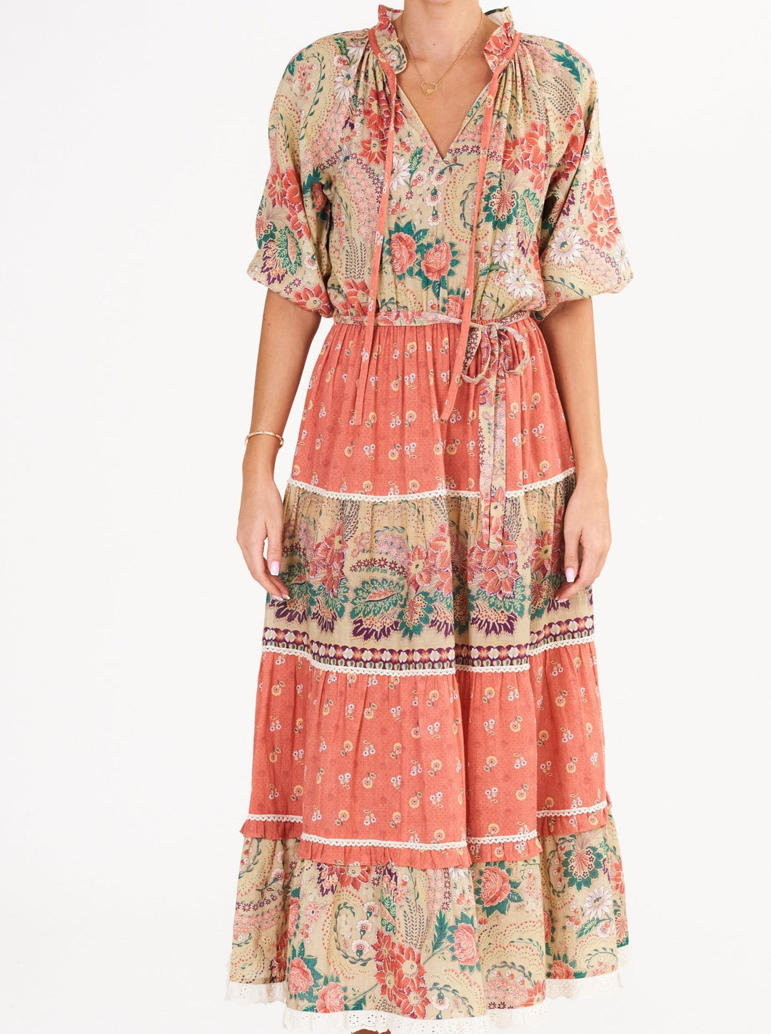 M.A.B.E Dress Dulcie Print Maxi Dress