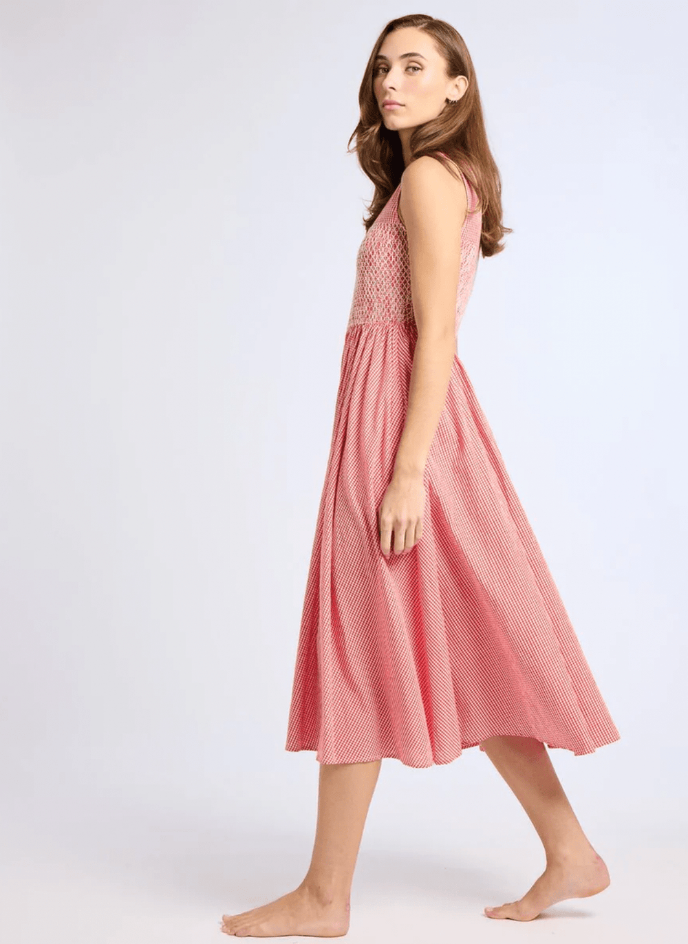 Mille Dress Coco Dress in Red Gingham