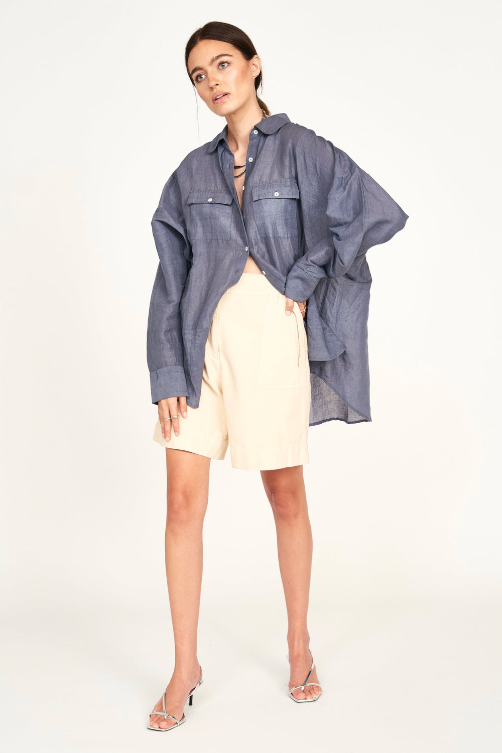 Mirth Top Kyoto Blouse in Pond