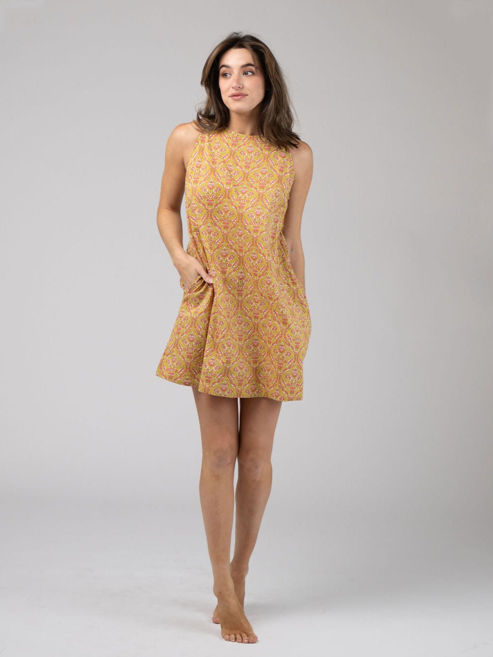 Olive Workshop | The Label Dress The Capri Shift | Citrus