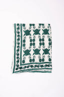 SUE SARTOR Shawl Emerald Merigold Cashmere Pashmina | Marigold Trellis