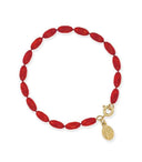 Candy Shop Vintage Jewelry Red Candy Shop Vintage | Charleston Rice Bead Bracelet